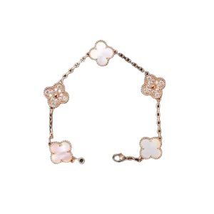 Van Cleef Arpels Laser Clover Five Flower Bracelet