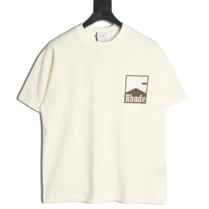 RHUDE 25ss retro logo print