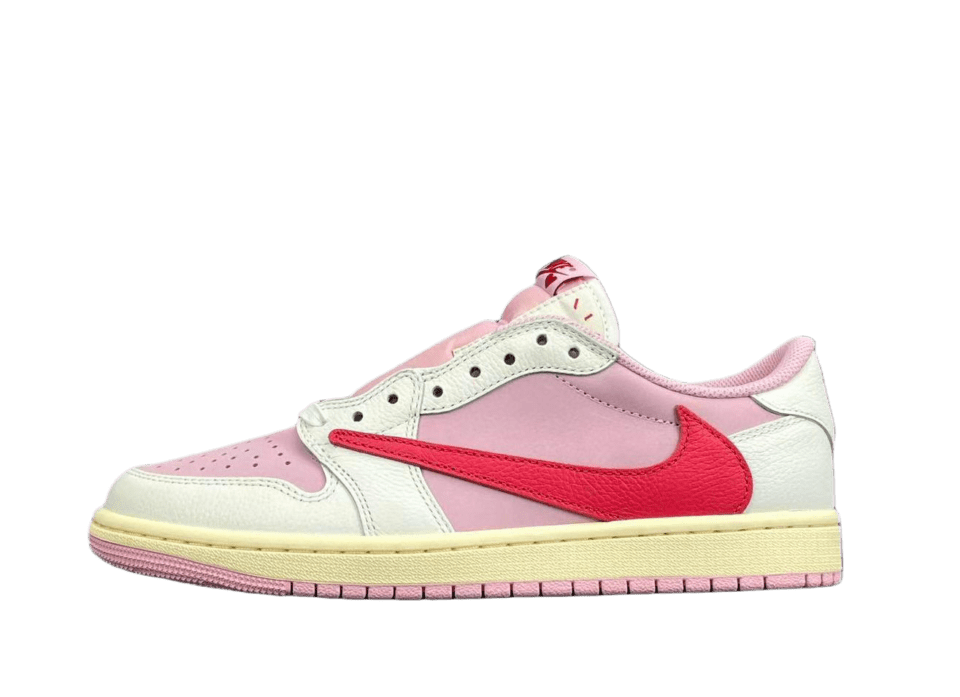 Travis Scott x Air Jordan 1 Low "Shy Pink Rose"