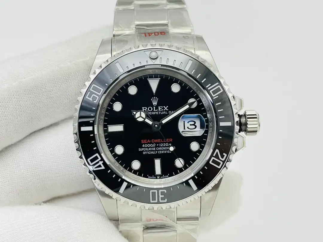 Fake Rolex Sea-Dweller Red 43MM Best Oyster Bracelet