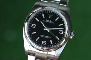 Fake Rolex Oyster Perpetual Black Pink Best Oyster Bracelet 36MM