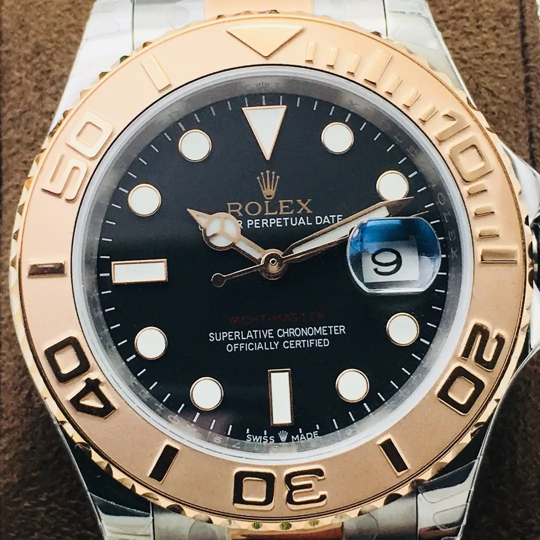 Rolex Yacht-Master 40mm Black Dial Two Tone Oyster Bracelet Exclusive Edition