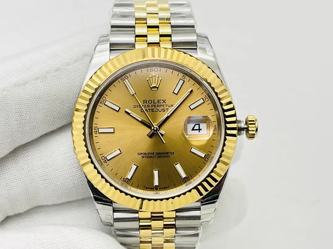 Fake Rolex Datejust Yellow Gold Best Jubilee Bracelet 41MM