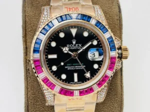 Fake Rolex GMT Master II Yellow Gold Best Oyster Bracelet 40MM