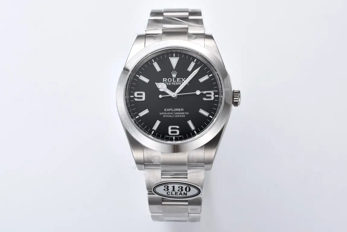 Fake Rolex Explorer 40 Black Best Oyster Bracelet 40MM