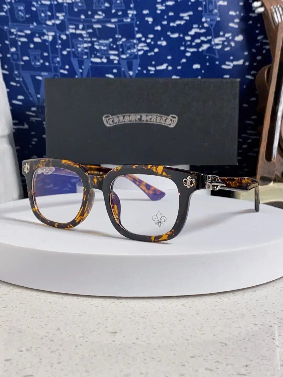 Chrome Hearts 2026 new thick framed glasses frame for men and women retro