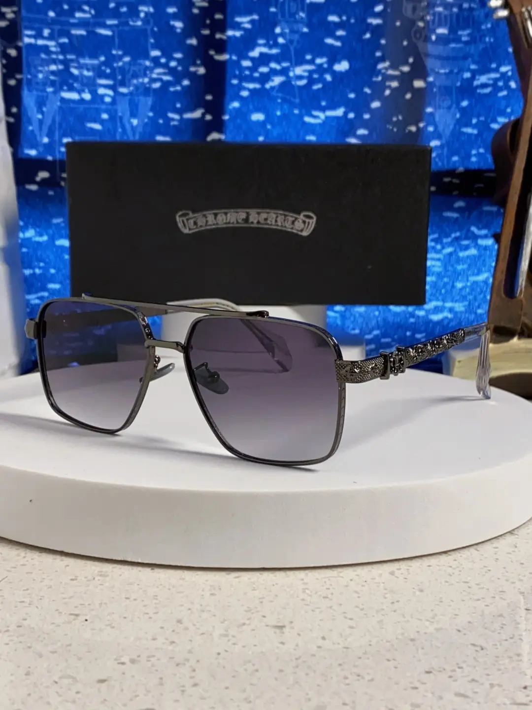 Chrome Hearts 2026 new high-end sunglasses with double beam frame