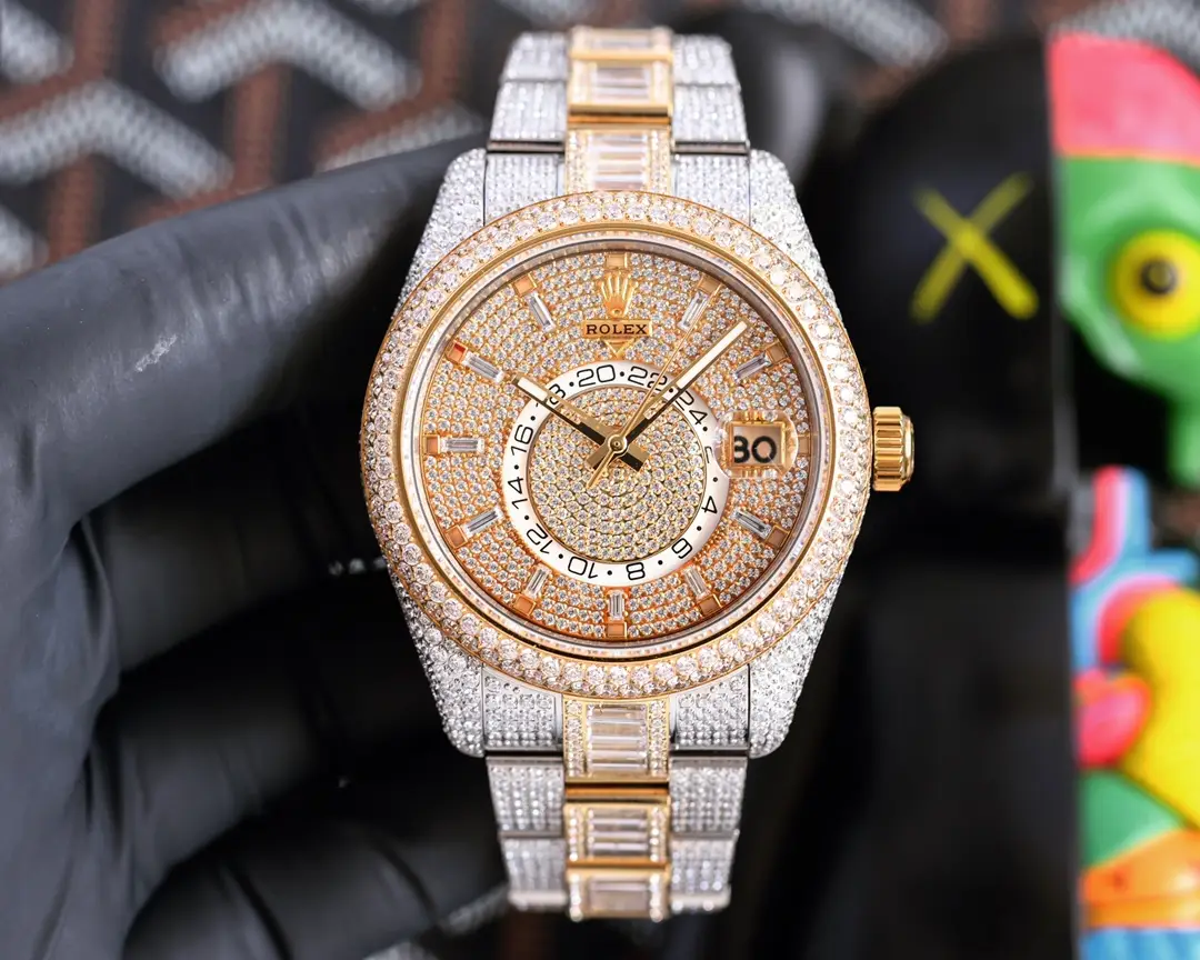 Best Rolex Sky Dweller Diamond replica 42MM Two-Tone Oyster Bracelet Edition