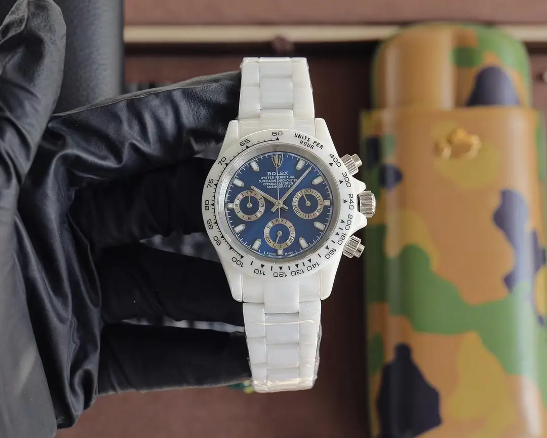 Premium blue ceramic daytona replica 40MM White Ceramic Edition