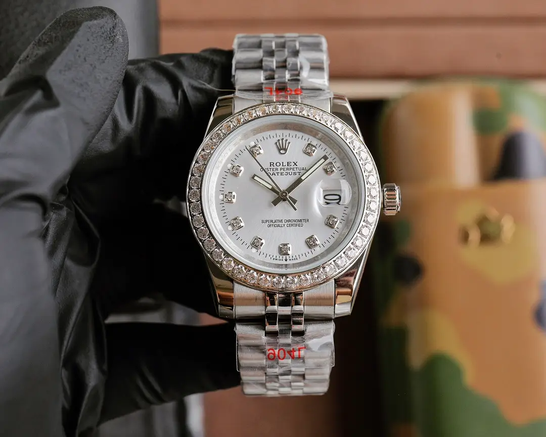 Best Rolex Day-Date 40 White replica 40MM Silver President Bracelet Edition
