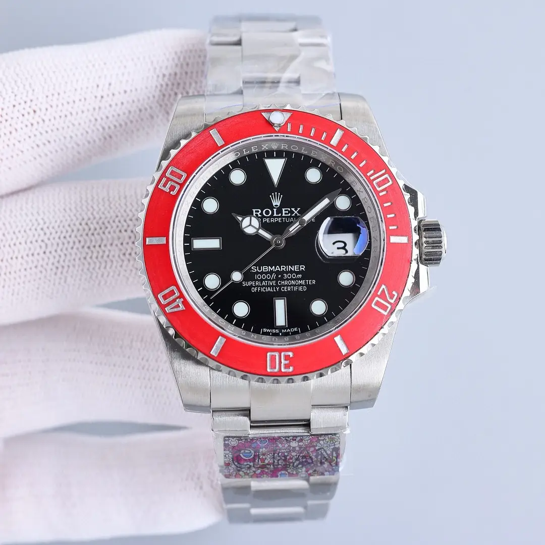 Elite red bezel submariner replica 40MM Clean Factory B33 Edition