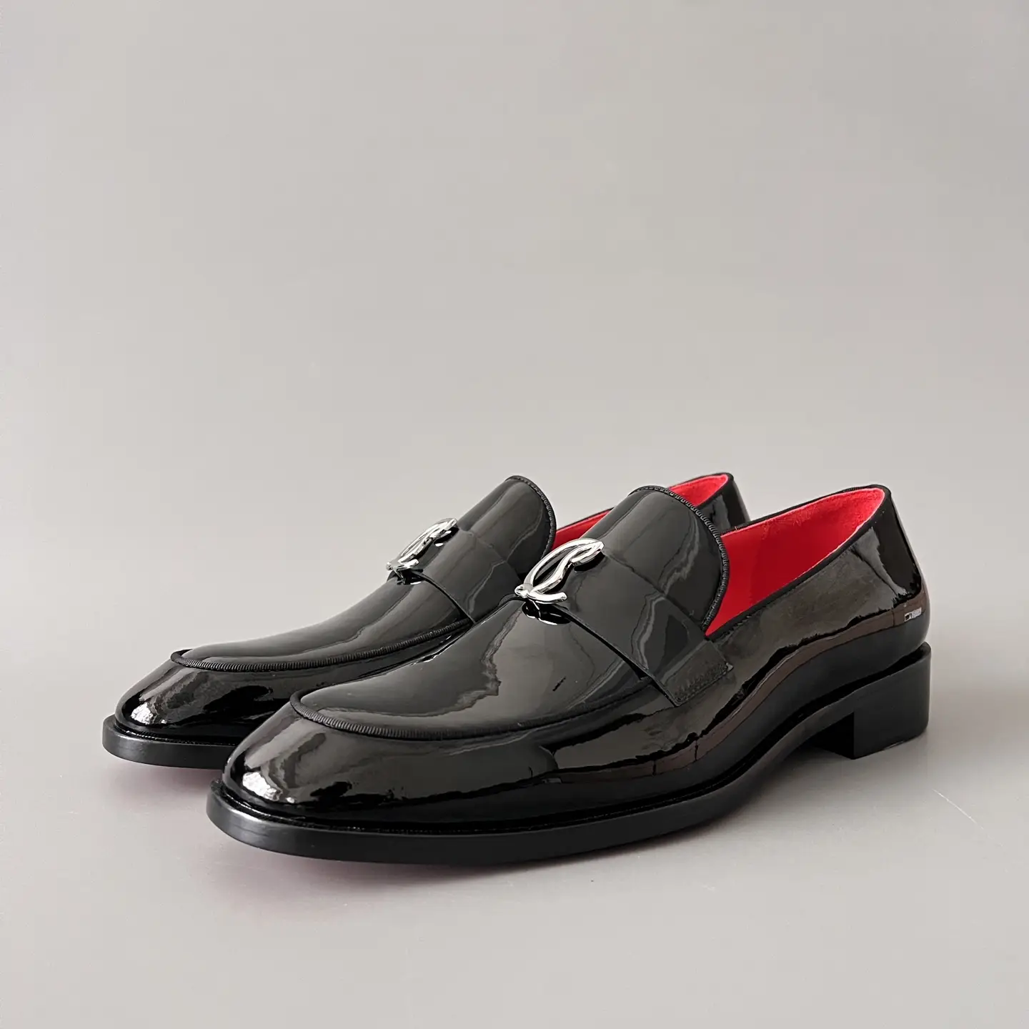 Christian Louboutin leather round toe cover for comfortable feet