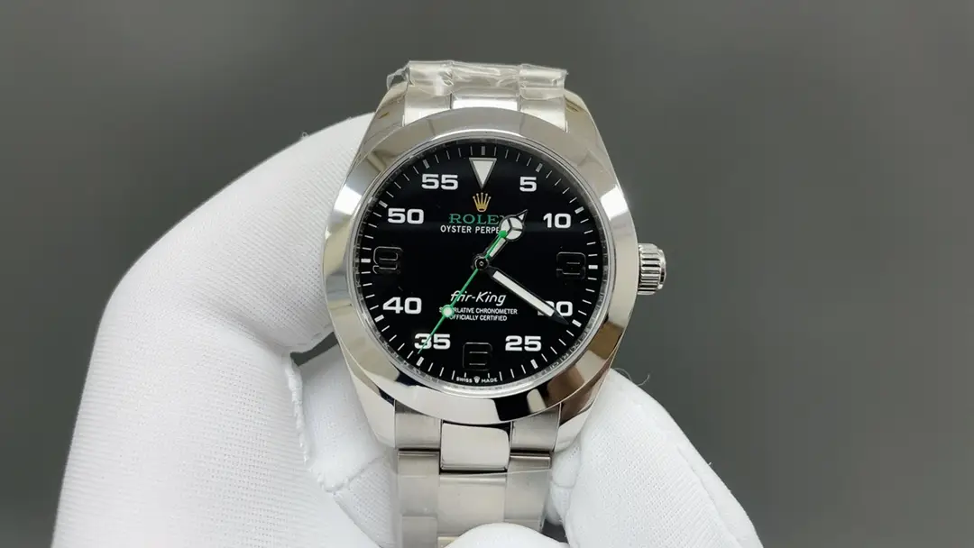 Iconic air king 40mm replica Black Dial Aviation Edition
