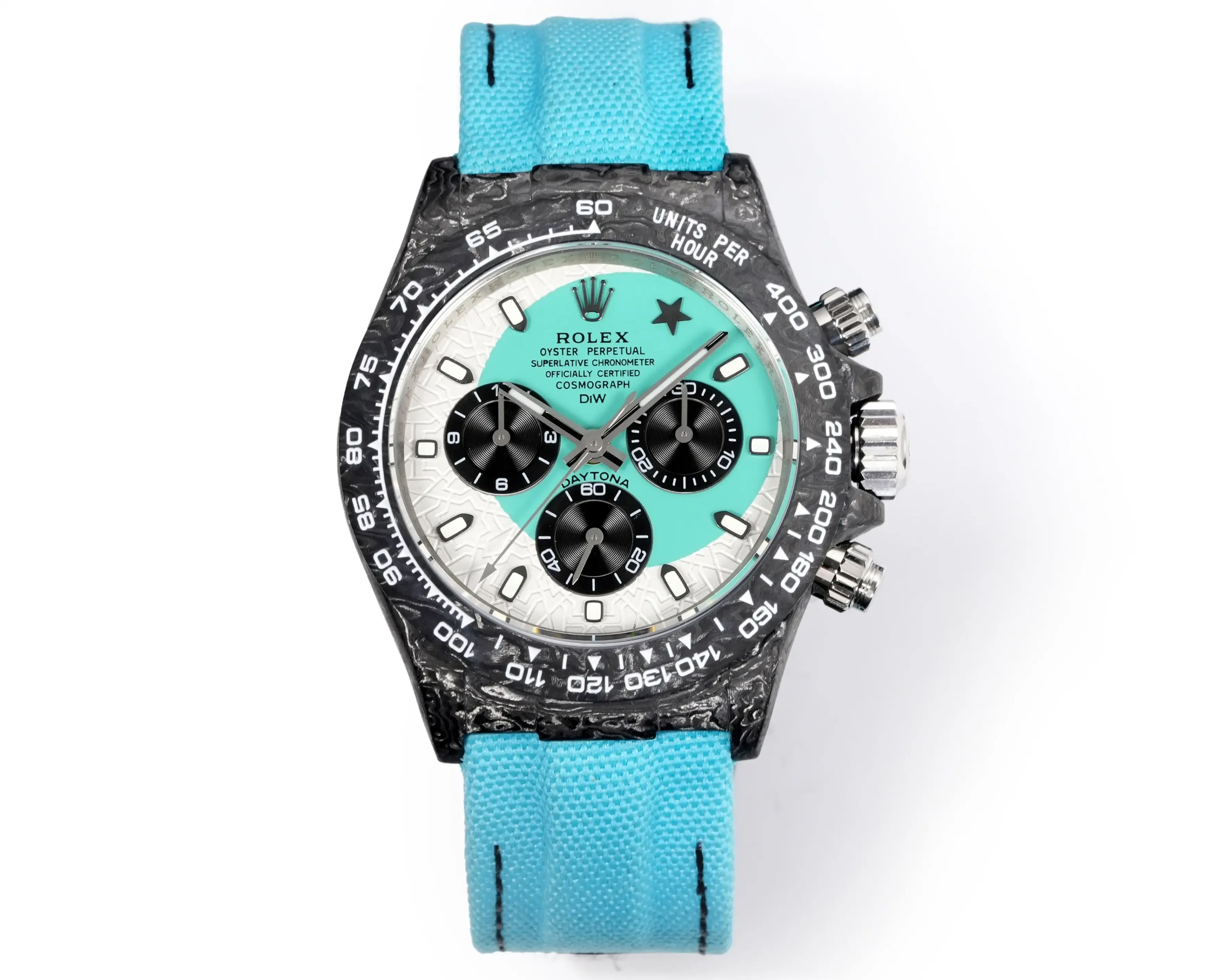Stunning daytona desert sand replica 40MM Carbon Tiffany Edition