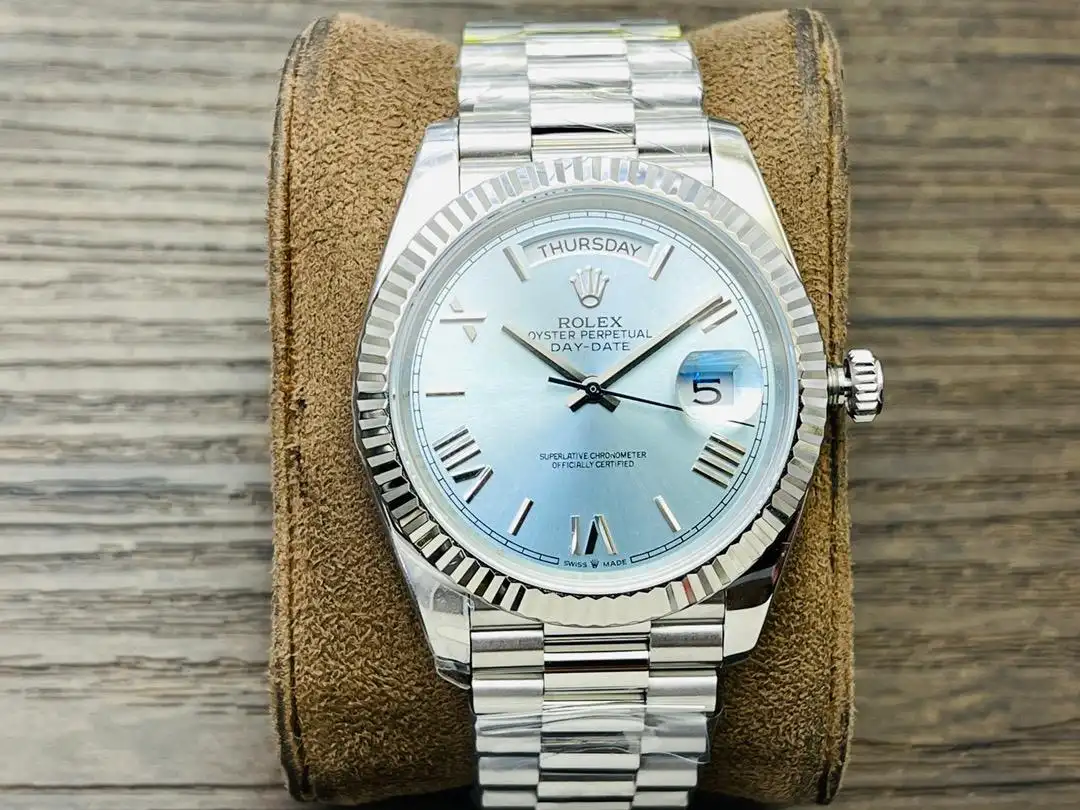 Exclusive day-date ice blue replica 40MM Platinum