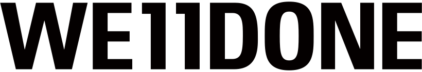 Fake We11done brand logo for repsgoat